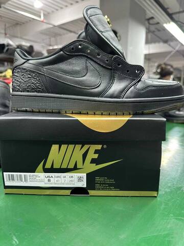 Jordan Air Jordan 1 Retro OG Xuan Wu IO3147-001 Black Yellow Green US 8 UK 7 EUR 41 Basketball Shoe - Men's (BS-87190)