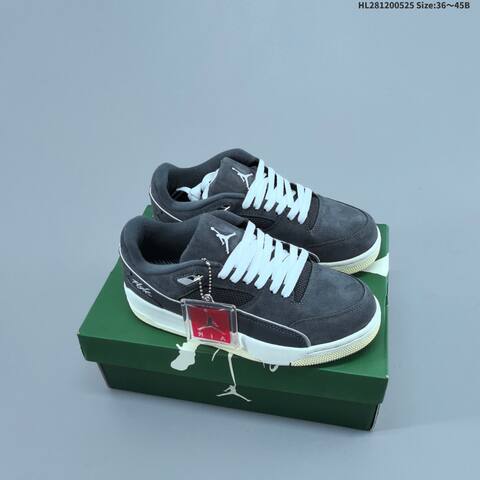 Jordan Flight Court Black Gray Red EU 36-45 Casual - Unisex (BS-65880)