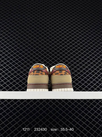 Nike SB Dunk Low Cream Khaki White Burgundy Brown 35 5-40 Skate - Unisex (BS-73765)