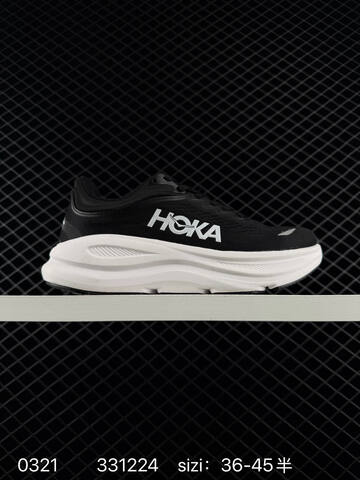HOKA ONE ONE Bondi 9 White Blue Red EU 36-45 Running Shoe Running Sneakers - Unisex (BS-86287)
