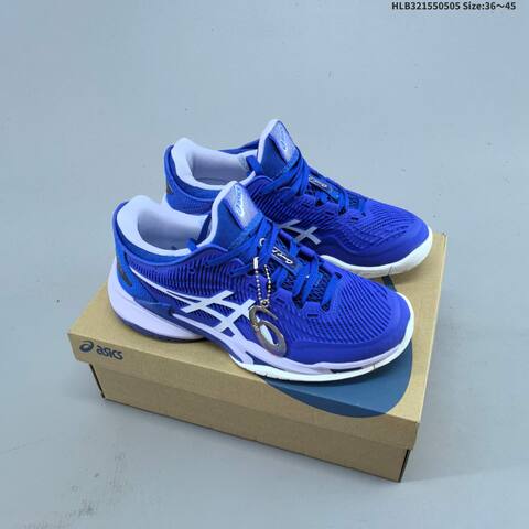 ASICS COURT FF 3 NOVAK Royal Blue White Lavender EU 36-45 Tennis Shoe Casual Sneakers - Unisex (BS-68857)
