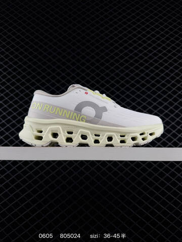 On Cloudmonster 2 Dark Grey White Black EU 36-45 Running Shoe Running Sneakers - Unisex (BS-85199)