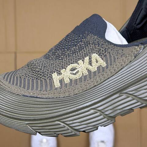 HOKA Restore TC Dark Olive Black Sneaker Casual Sneakers (BS-86933)