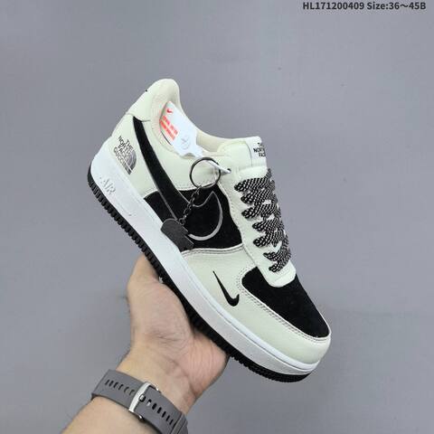 Nike Air Force 1 07 Off White Black Silver EU 36-45 Sneaker - Unisex BS-60865