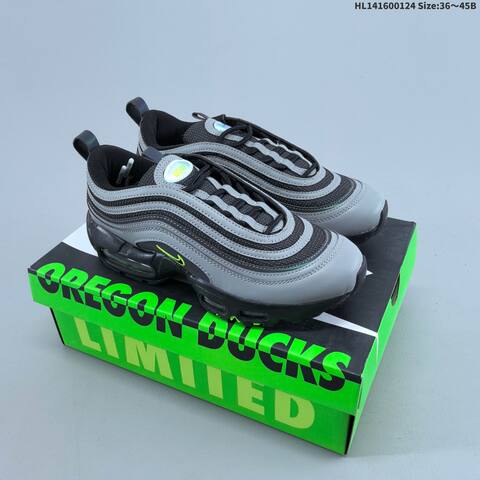 Nike Air Max 95 97 Oregon Ducks Black Neon Green Grey EU 36 45 Sneaker EU 36-45 - Unisex BS-61793