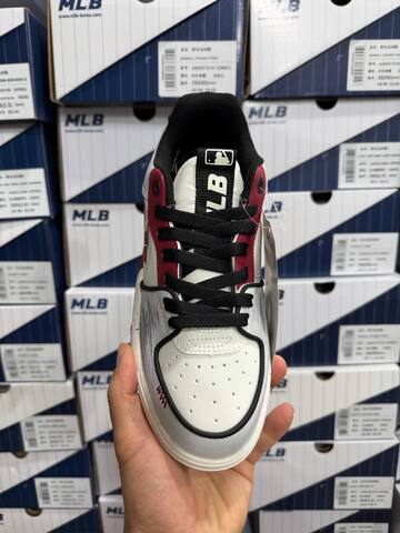 MLB Chunky Liner White Burgundy Black Pink Grey Skate Shoe Skate Sneakers (BS-86948)