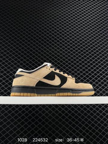Nike Dunk Low SB Black And Tan Gum EU 36-45 Skate - Unisex (BS-74515)