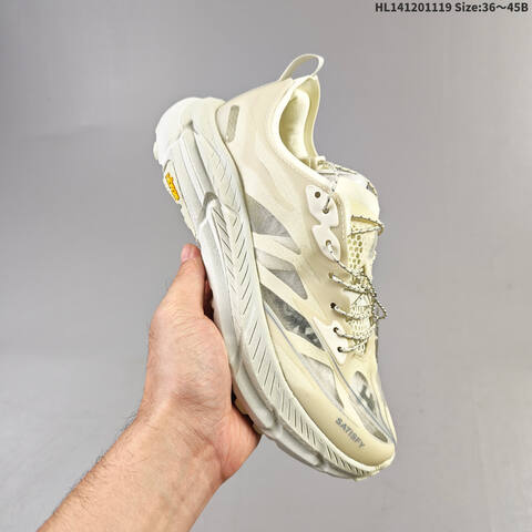 HOKA ONE ONE Mafate Speed 4 Black White Yellow EU 36-45 Trail Shoe Trail Running Sneakers - Unisex (BS-69469)