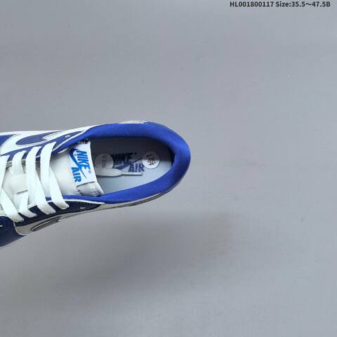 Nike Air Jordan 1 Low Storm Blue White Royal Blue 35 5-47 5 Basketball - Unisex BS-66947