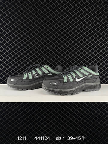 Nike P-6000 Black Mint Green EU 39-45 5 Running - Unisex (BS-73770)