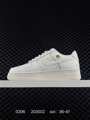 Nike Air Force 1 07 LV8 White With Multicolor Embroidered Accents 36-41 Lifestyle - Unisex (BS-72811)