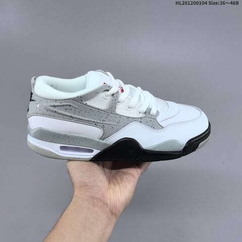 Jordan Air Jordan 4 RM White Cement 36 46 Basketball - Unisex (BS-67124)