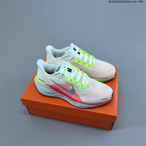 Nike Air Zoom Pegasus 41 Black White Neon Pink EU 36-45 Running Shoe - Unisex BS-60120