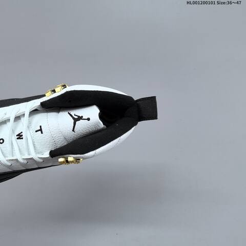 Jordan Air Jordan 12 Retro Taxi White Black Gold EU 36-47 Basketball - Unisex BS-67144