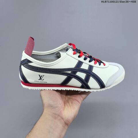 Onitsuka Tiger Mexico 66 Cream White Navy Red EU 36-45 Sneaker Casual Sneakers - Unisex BS-69048