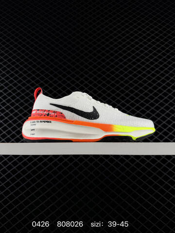 Nike ZoomX Invincible Run Flyknit 3 White Black Bright Crimson Volt EU 39-45 Running - Unisex (BS-71862)