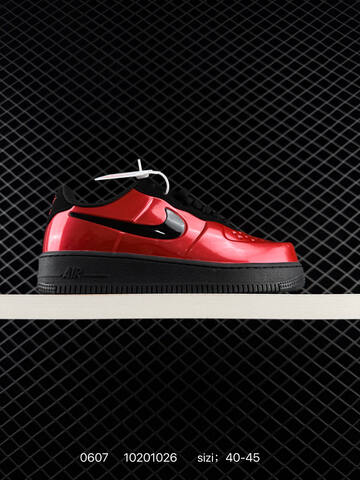 Nike Air Force 1 07 LV8 Black Silver White Orange 40-45 Lifestyle - Men's (BS-70928)