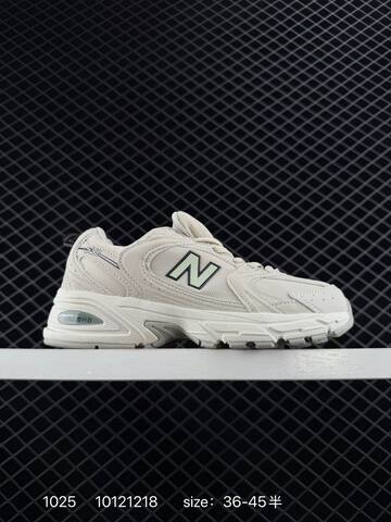 New Balance 530 White Silver Green Cream EU 36-45 Sneaker - Unisex (BS-82677)