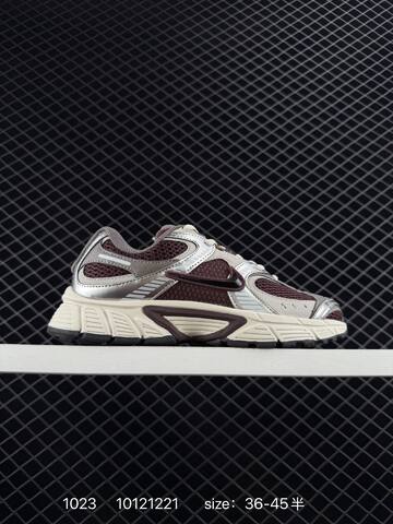 Nike V5 RNR HJ5228-004 Burgundy Metallic Silver Taupe Cream EU 36-45 Running - Unisex (BS-74636)