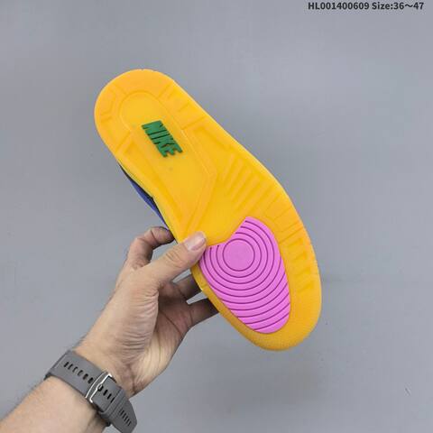 Jordan Air Jordan 3 Retro OG Brasil Blue Pink Yellow Navy EU 36-47 Basketball - Unisex (BS-65785)