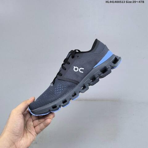 On Cloud X 4 Dark Grey Black Blue EU 39-47 Running Shoe Running Sneakers - Unisex (BS-69558)