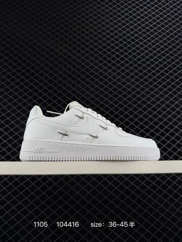 Nike Air Force 1 07 White Pink EU 36-40 5 Lifestyle - Unisex (BS-74351)