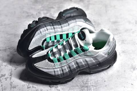 Nike Palace x Air Max 95 Black White Grey Mint Green Sneaker (BS-59627)