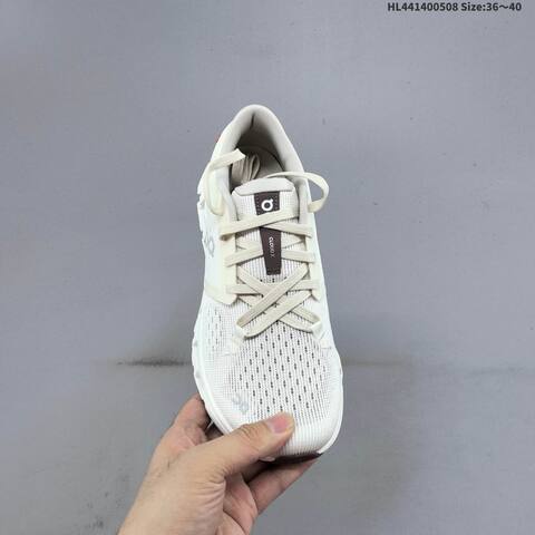 On Running Cloud X 4 Cream White Grey EU 36-40 Running Shoe Running Sneakers - Unisex (BS-69576)