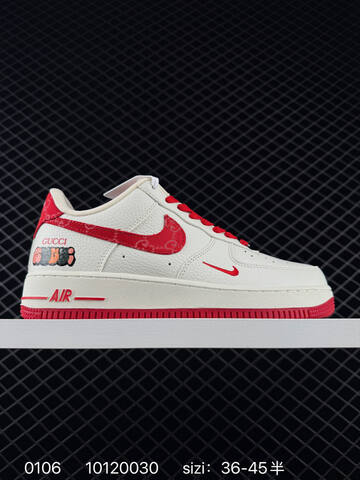 Nike Air Force 1 07 Low White Red Blue EU 36-45 Lifestyle - Unisex (BS-73298)
