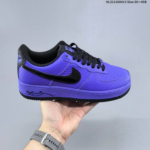 Nike Air Force 1 07 Black Silver White Multicolor EU 36-45 Sneaker - Unisex BS-60784