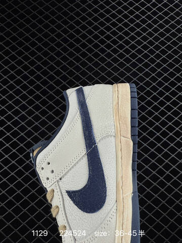 Nike Dunk Low IH6766-001 Sail Off-White Navy EU 36-45 Skate - Unisex (BS-73938)