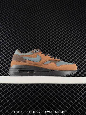 Nike Air Max 1 Brown Orange 40-45 Lifestyle - Men's (BS-73250)