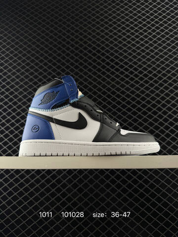Jordan Air Jordan 1 Retro High OG Blue Black White EU 36-47 Basketball Shoe - Unisex (BS-80543)