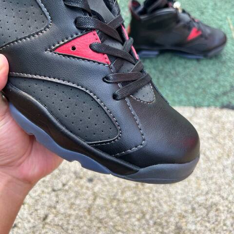 Jordan Air Jordan 6 Retro PRM II6558 001 Off Noir Pocante Red US 9 5 UK 8 5 BR 41 Cm 27 5 Basketball Shoe - Men s BS-87297