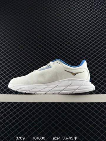 HOKA ONE ONE Arahi 7 White Gold Blue Black EU 36-45 Running Shoe Running Sneakers - Unisex (BS-86564)