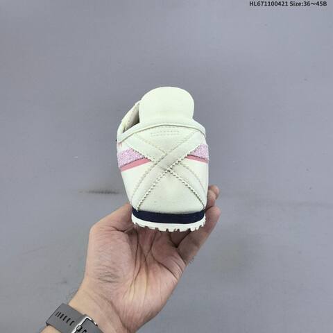 Onitsuka Tiger Mexico 66 Paraty Slip On Cream Pink Silver Navy EU 36-45 Sneaker Casual Sneakers - Unisex (BS-68883)
