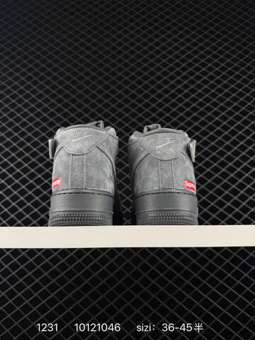 Nike Air Force 1 Mid Grey Black EU 36-45 5 Lifestyle - Unisex (BS-73365)
