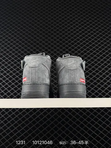 Nike Air Force 1 Mid Grey Black EU 36-45 5 Lifestyle - Unisex BS-73365