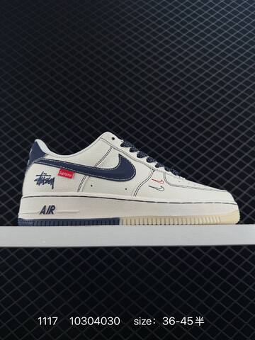 Nike Air Force 1 07 White Black Grey Red Navy EU 36-45 5 Lifestyle - Unisex (BS-74157)