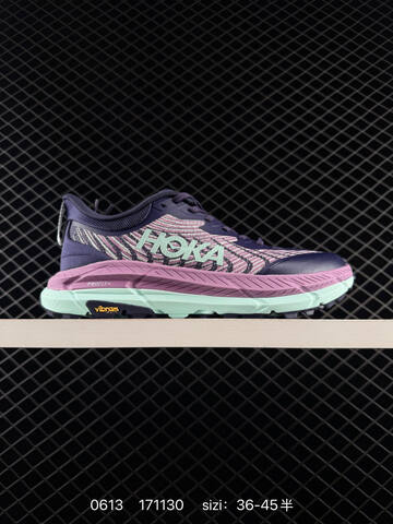 HOKA ONE ONE Mafate Speed 4 Dark Purple Pink Mint EU 36-45 Trail Shoe Trail Running Sneakers Unisex BS-86199