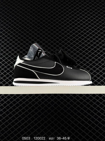 Nike Classic Cortez FQ0259 Black White EU 36-45 5 Casual - Unisex (BS-71707)