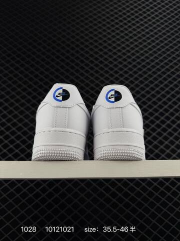 Nike Air Force 1 Low White Blue Silver 35 5-46 5 Lifestyle - Unisex BS-74501