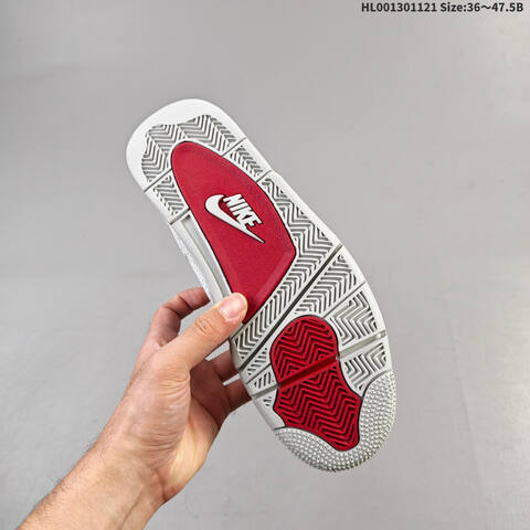 Jordan Air Jordan 4 OG BIKE AIR White Red EU 36-47 5 Basketball - Unisex (BS-63358)
