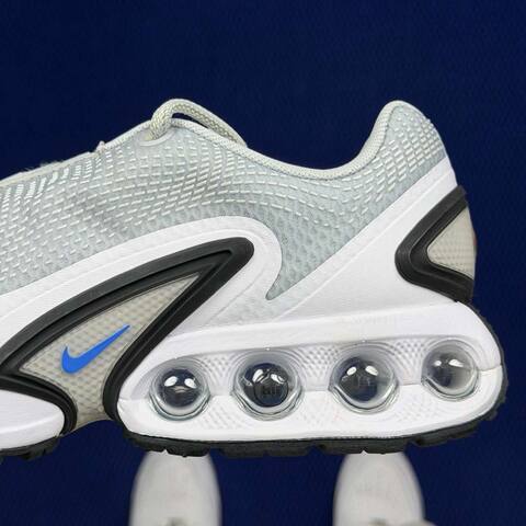 Nike Air Max Dn Light Grey White Black With Blue Accents Running (BS-86954)