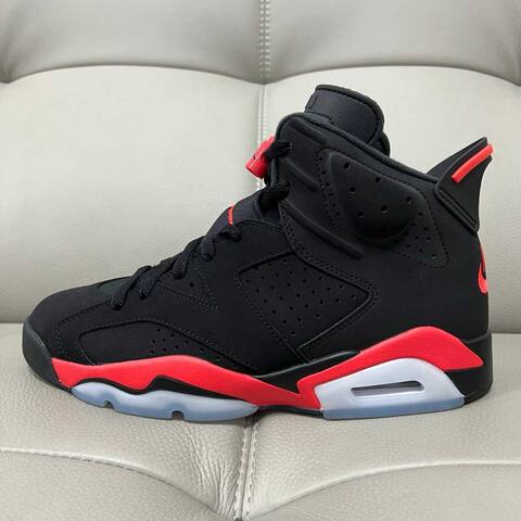 Jordan Air Jordan 6 Retro Infrared CT8529-001 Black Infrared Red White Clear Basketball Shoe (BS-87302)