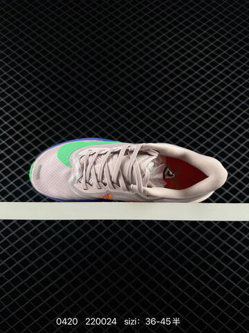 Nike Zoom Fly 6 Light Pink Base With Multicolor Accents Pink Orange Green Blue Purple White EU 36-45 Half Sizes Available Running - Unisex (BS-71978)