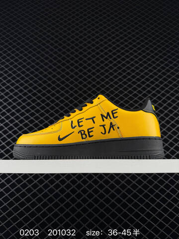 Nike Air Force 1 07 Low GX Yellow Black EU 36-45 Lifestyle - Unisex (BS-72838)