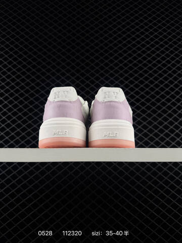 MLB Chunky Liner White Light Purple Light Pink EU 35-40 Skate Shoe Skate Sneakers - Unisex