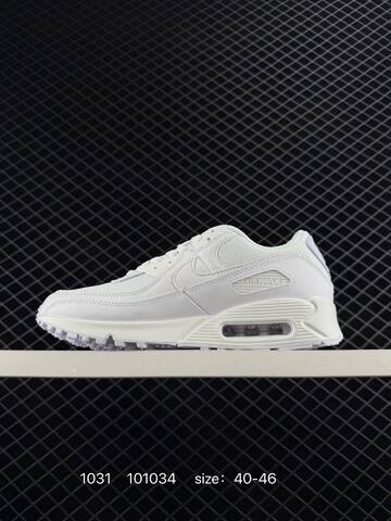 Nike Air Max 90 Triple White EU 40-46 Lifestyle - Men's (BS-74458)