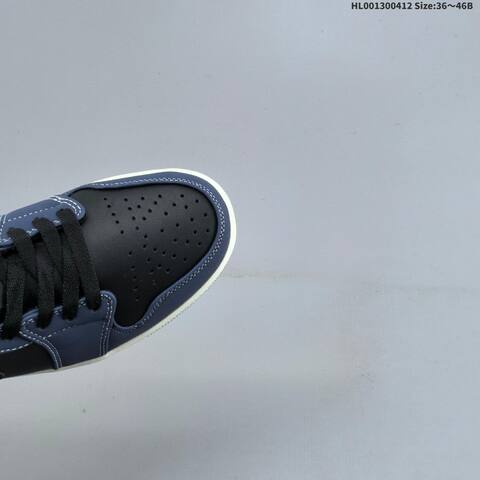 Jordan Air Jordan 1 Low Midnight Navy Black EU 36-46 Casual - Unisex (BS-66232)
